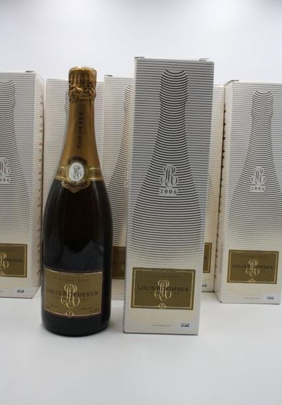 null 6 bouteilles

Champagne Louis Roederer Brut 2006 coffrets individuels, carton...