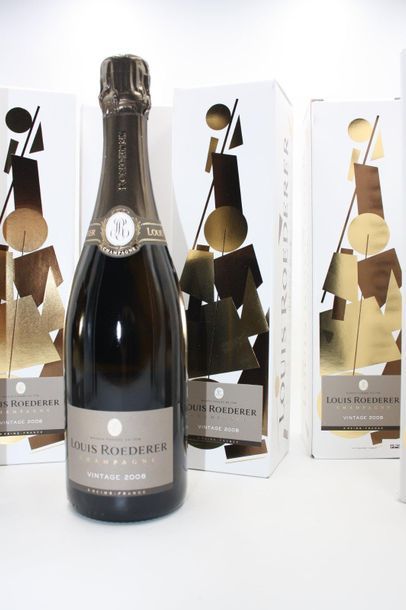 null 6 bouteilles

Champagne Louis Roederer Brut 2008 coffrets individuels, carton...