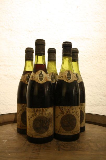 5 bouteilles

Beaune Clos de l'Ecu 1964 Domaine...