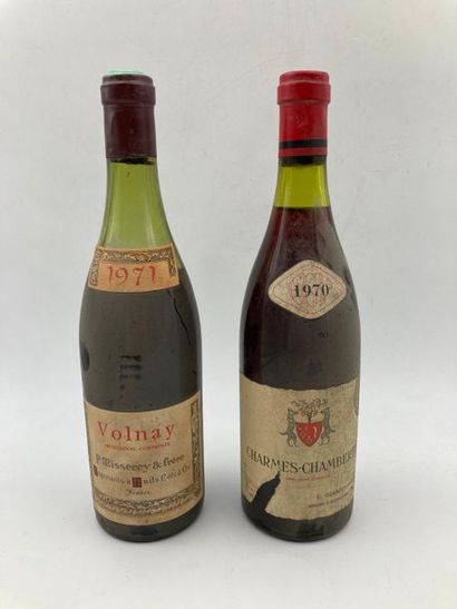 null 2 bouteilles

1 bouteille : Charmes Chambertin 1970 E. Geantet-Pansiot, étiquette...