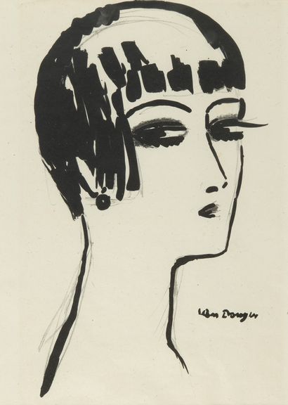 Kees Van Dongen Kees van DONGEN

Cheveux courts, 1924, lithographie, feuille environ...