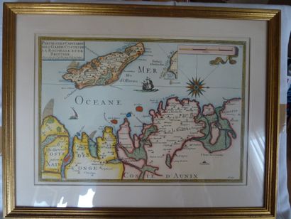 Un Planisfère et une carte de la "Coste d'Aunix La Rochelle" Un Planisfère et une...