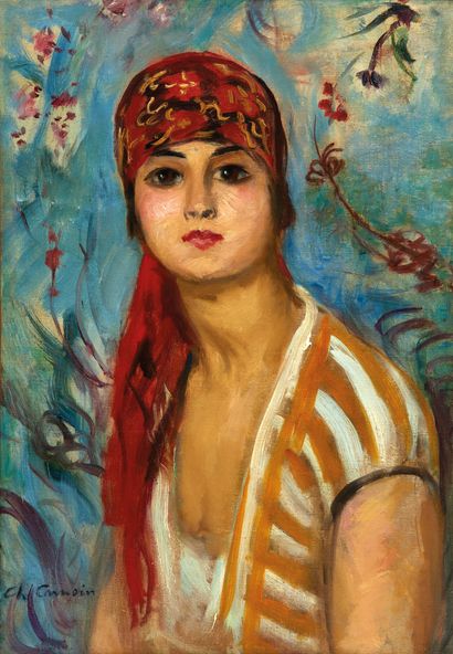 Charles CAMOIN (1879 - 1965) Charles CAMOIN (1879 - 1965)

Femme au foulard orange... Gazette Drouot