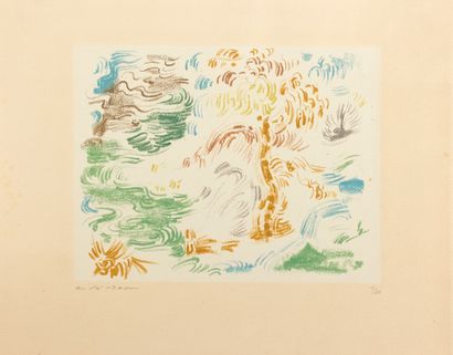 MASSON André MASSON André

L'arbre au bord du torrent, 1950

Lithographie en couleurs...