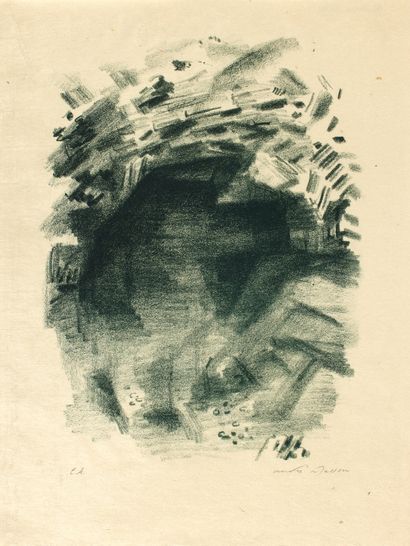 MASSON André MASSON André

Fontaine, 1950

Lithographie sur Japon

Epreuve d'artiste...
