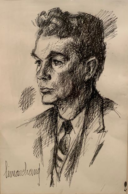 Pierre LEMARCHAND (1906-1970)

Portrait d'homme...