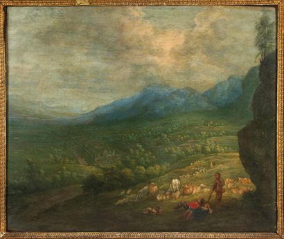 Théobald MICHAU (1676-1765) Théobald MICHAU (1676-1765)

Paysage

Huile sur cuivre

27,8...