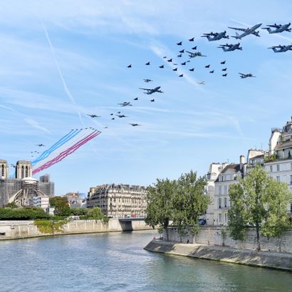 Michel DENANCE "14 juillet 2022, Pont de la Tournelle, Paris" Photographie édition...