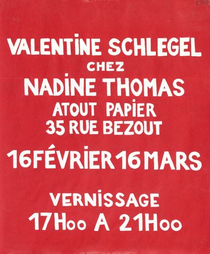 Valentine SCHLEGEL Valentine SCHLEGEL
Ensemble divers relatif à Valentine Schelgel... Gazette Drouot