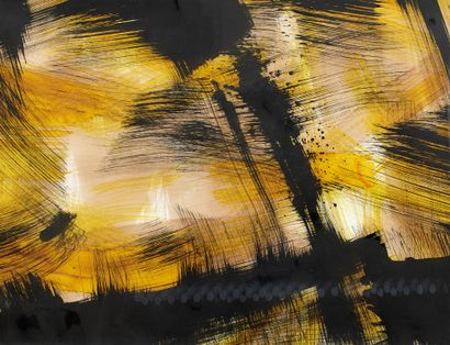 Etienne CUVILLIER (né en 1959) Etienne CUVILLIER (né en 1959)
Abstraction jaune,...