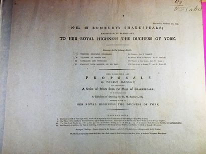 Bunbury’s Shakespeare Bunbury’s Shakespeare

Album in folio (62 x 50 cm), 1793-1794....