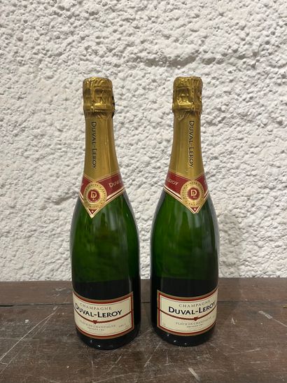 null 2 bouteilles Champagne Duval Leroy Fleur de Champagne 1er cru.