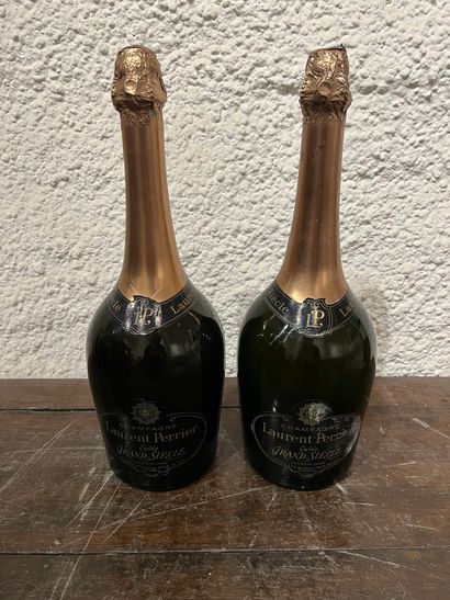 2 magnums Champagne Laurent Perrier Cuvée...