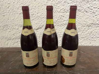 null 3 bouteilles 1 bouteille Chassagne Montrachet La Goujonne 1981 Domaine Lamy,...