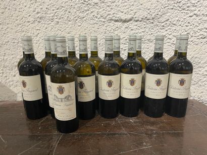 null 16 bouteilles Bordeaux blanc, Château de Fayard 2014 Marquis de Musset, 1 Saint...