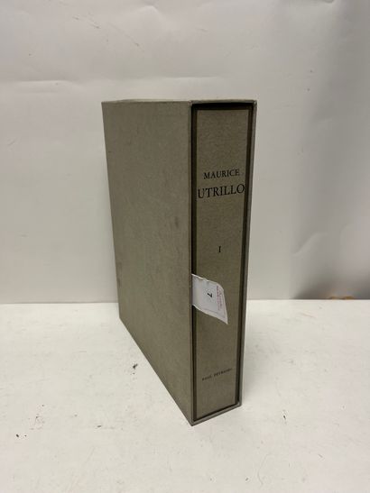 Maurice UTRILLO
Paul Pétridès, L'œuvre complet de Maurice Utrillo, tome I, Paris,... Gazette Drouot
