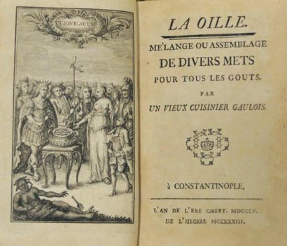 [CONSTANTIN DE MAGNY (Cl. Fr.)] La Oille. Mélange ou Assemblage de divers mets pour...