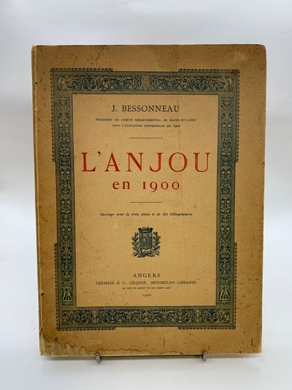 null J. Bassonneau, L'Anjou 1900, 1 volume, Germain & G. Grassin, 1900
Ouvrage dédicassé...