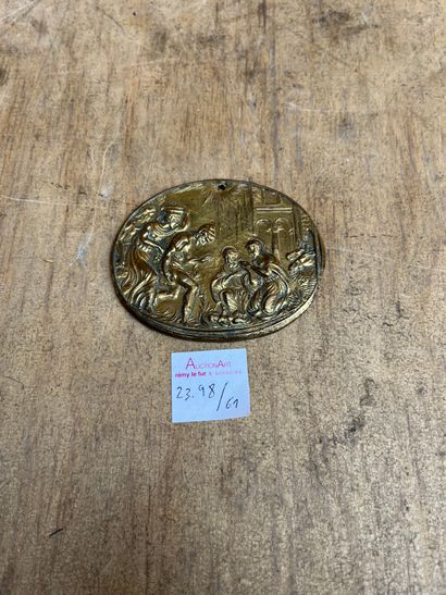null Oval copper plate depicting the Nativity.
In the taste of the 16th century.
Width...
