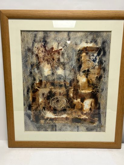 null Georges BREUIL (1904-1997)
Composition
Mixed media and collage, signed lower...