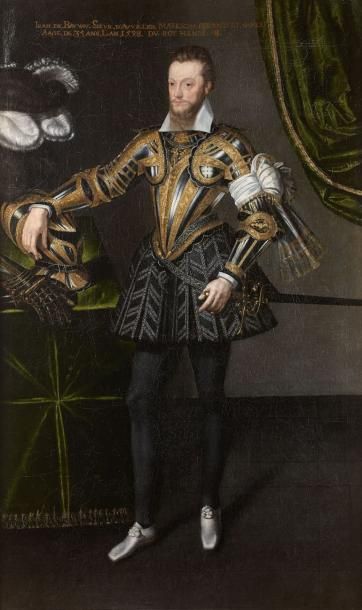 Attribué à François QUESNEL (1543-1619) Portrait de Louis de Beauvau à l'âge de 29... Gazette Drouot