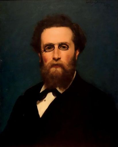 Charles Emile Auguste CAROLUS-DURAN (1837-1917) Portrait de Georges Bizet, 1874 Huile...