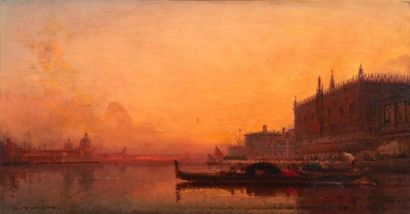 null Henri DUVIEUX (c.1855-1920)

Palais des Doges, soleil couchant

huile sur toile...