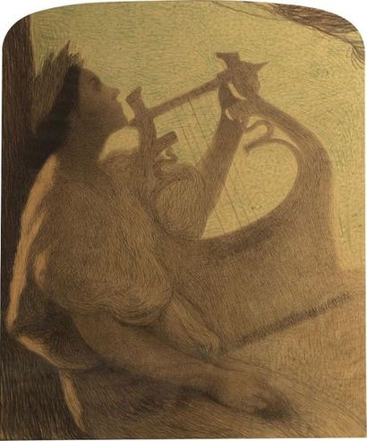 Henri MARTIN (1860-1943)

Muse à la lyre

Lithographie...