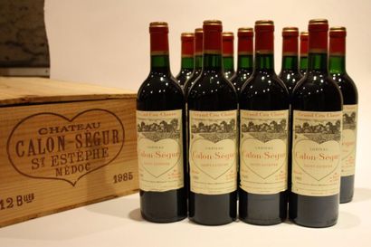 null 12 bouteilles

Château Calon Ségur 1985, niveaux : 1 bas goulot, 1 légèrement...