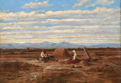 Emile LOUBON (1809-1863)

Paysage de Provence...