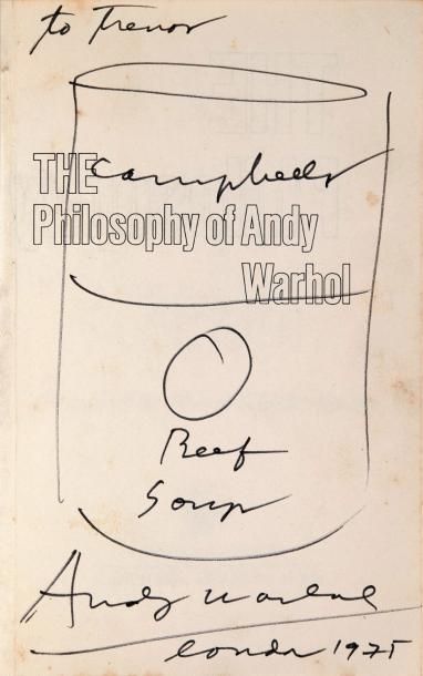 null WARHOL Andy. THE PHILOSOPHY OF ANDY WARHOL (FROM A TO B & BACK AGAIN). London,...