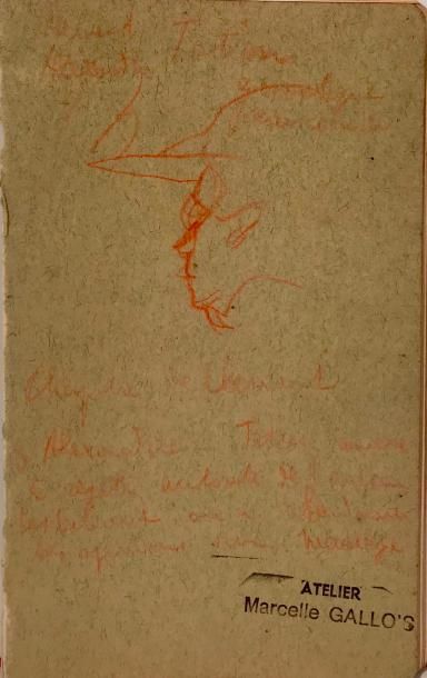 Marcelle GALLOIS (1888-1962) Carnet de croquis portant le cachet de l'atelier

Accompagné...