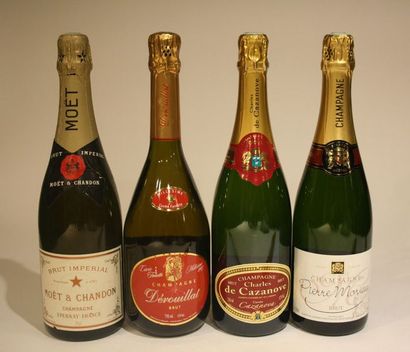 4 bouteilles

1 bouteille : Champagne Moët...