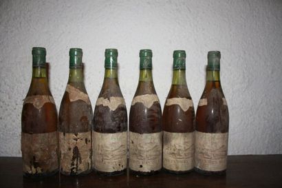 6 bouteilles

Mercurey blanc La Mission 1957...