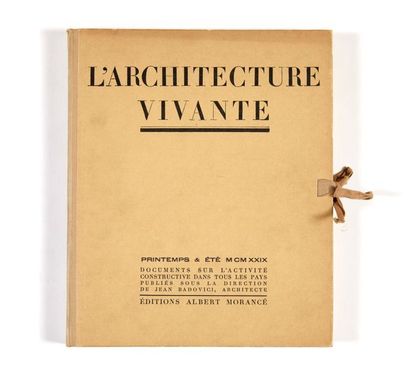 ARCHITECTURE VIVANTE. REVUE. Paris, Albert Morancé, 1923-1933. 21 vol. in-4 en f...