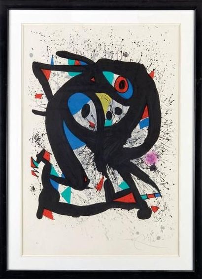 Joan Miro JOAN MIRO

Israël, 1975, lithographie, 79 x 52 cm, marges 85 x 58 cm (Mourlot...