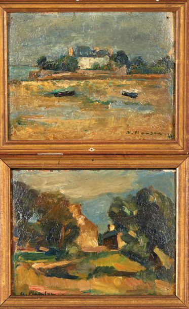 André PLANSON (1898-1981) André PLANSON (1898-1981)

Paysages bretons, 1924 et 1925

Deux...