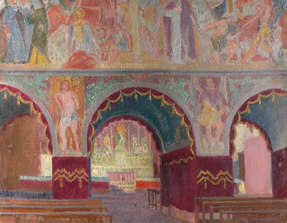 Maurice Denis (1870-1943) ƒ Frescoes of Luini, in Lugano

signed and dated 'MAURICE... Gazette Drouot