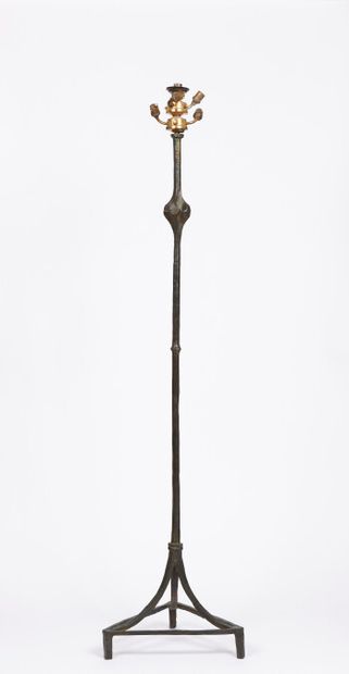  Alberto GIACOMETTI (1901-1966) 
LAMPADAIRE, "Osselet" model, second version 
Antique...