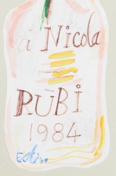 null Maurice ESTEVE (1904-2001) 

Sans titre

Collage et aquarelle sur papier, signé...