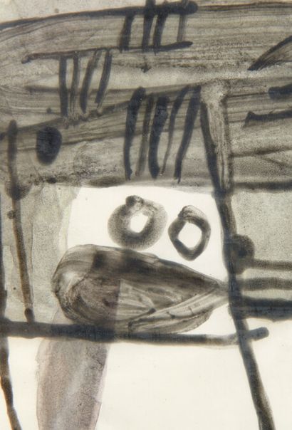 null Maurice ESTEVE (1904-2001)

"1967 - D., 1964"

Lavis sur papier, signé en bas...