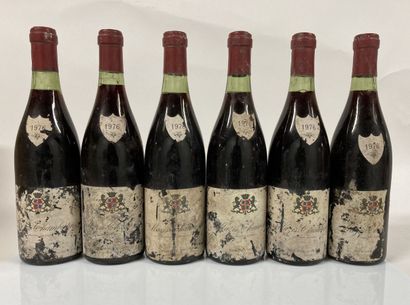 MAZIS-CHAMBERTIN 6 Bottles MAZIS-CHAMBERTIN (Grand Cru) 1976 Domaine Maume (excellent...