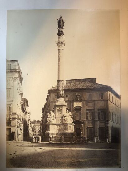null *[ARCHITECTURE]

TOMASO CUCCIONI (1790-1864)

Place d'Espagne, Rome, vers 1858

Épreuve...