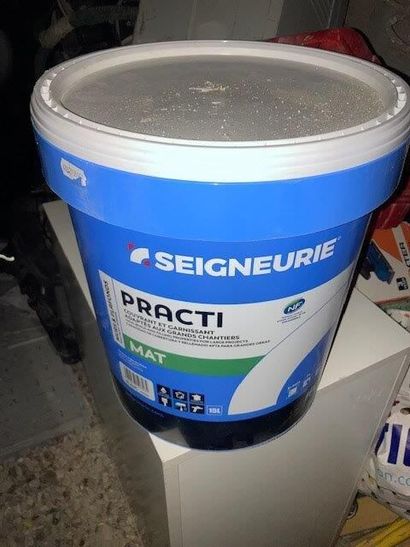 null 4 pots de peinture SEIGNEUR blanc mat 

4 cartons de tubes pour clim (insol...