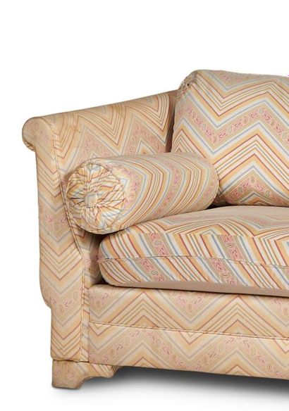 TWO-SEATER SOFA

Striped fabric (wear and...
