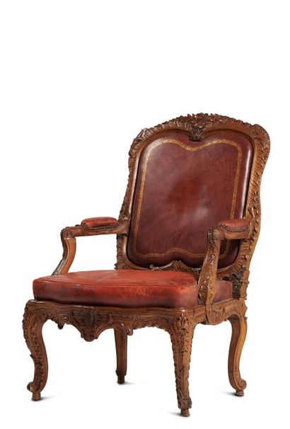 LARGE CEREMONIAL ARMCHAIR

WITH BURST POMEGRANATE

Italy,...