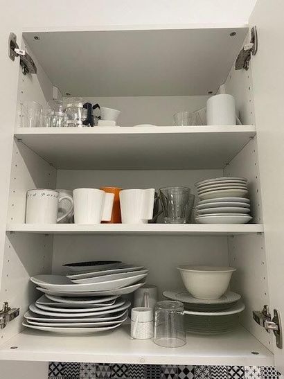 null 1 petit lot de vaisselles d'usage