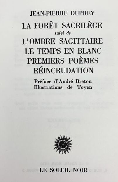 null [SURREALISME | LITTERATURE]
" La Forêt Sacrilège et autres textes au pluriel...