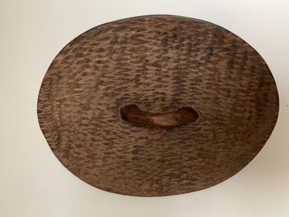 null SONGYE - ZAIRE (de type)
Bouclier de forme ovale en bois patiné et polychromé...