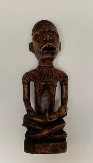 null ZAIRE / CONGO 
République Démocratique du Congo (de type)
" Maternité " 
Sculpture...